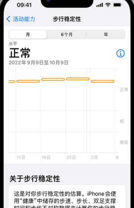 太和iPhone手机维修如何在iPhone开启'步行稳定性通知'