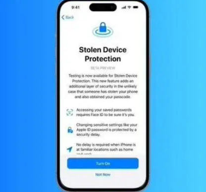太和苹果授权维修店分享被盗设备保护功能开启方法 