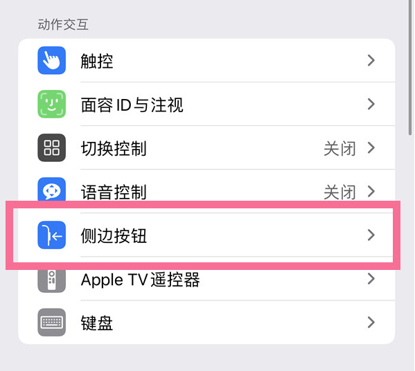 太和苹果14维修店分享iPhone14 Plus侧键双击下载功能关闭方法 