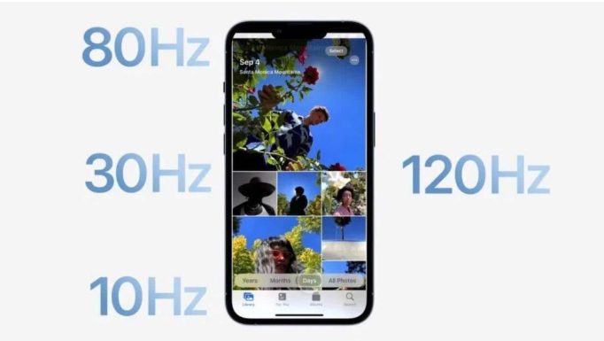 太和苹果14维修分享iPhone 14有高刷吗 